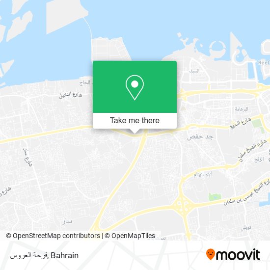 فرحة العروس map
