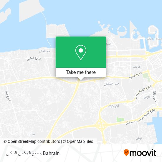 مجمع الهاشمي السكني map