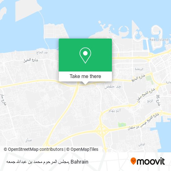 مجلس المرحوم محمد بن عبدالله جمعه map