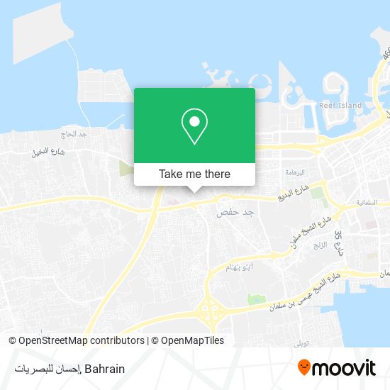 إحسان للبصريات map