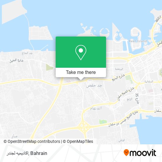 اکادیمیه لجندر map