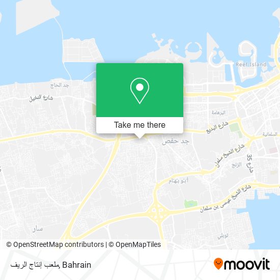 ملعب إنتاج الريف map