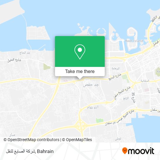 شركة الصايغ للنقل map