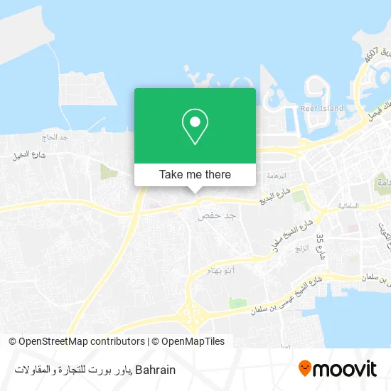 باور بورت للتجارة والمقاولات map