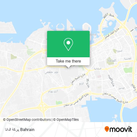 بركة الدانا map