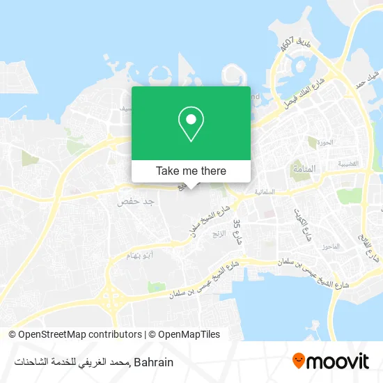 محمد الغريفي للخدمة الشاحنات map