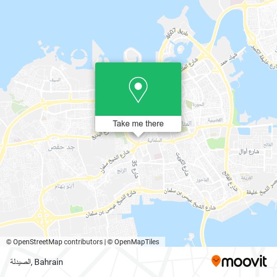 الصيدلة map