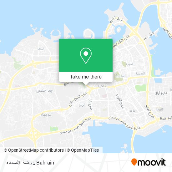 روضة الأصدقاء map