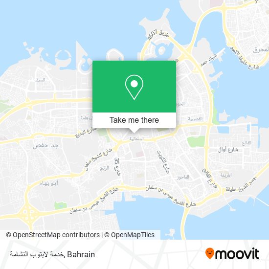 خدمة لابتوب النشامة map