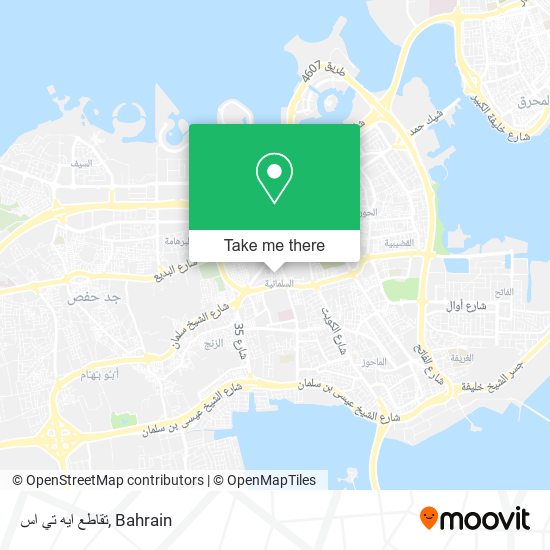 تقاطع ايه تي اس map