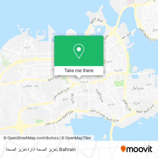 تعزيز الصحة ادارة تعزيز الصحة map