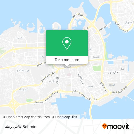 بالاس بوتيك map