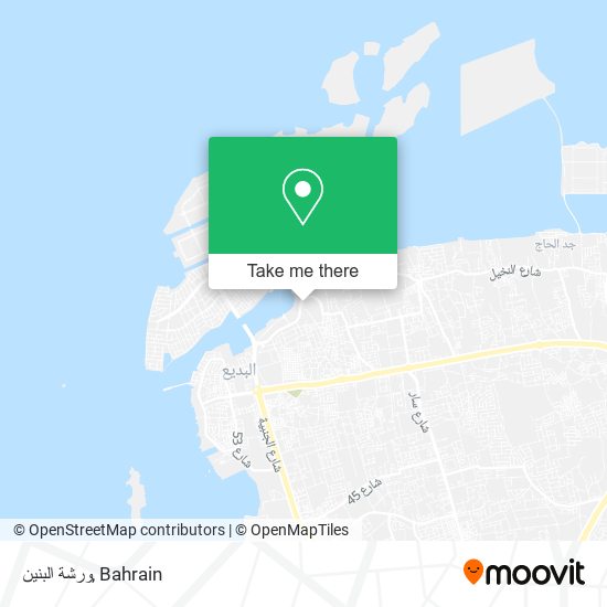 ورشة البنين map