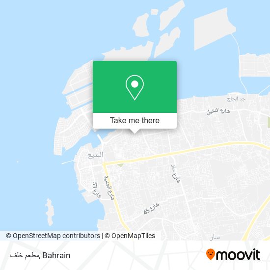 مطعم خلف map