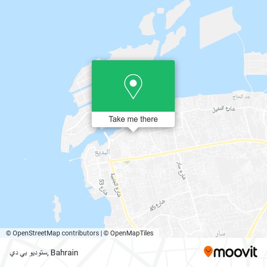 ستوديو بي دي map
