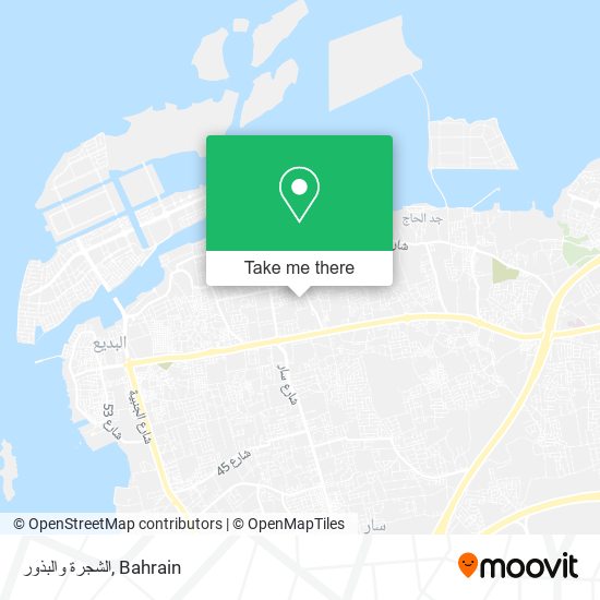 الشجرة والبذور map