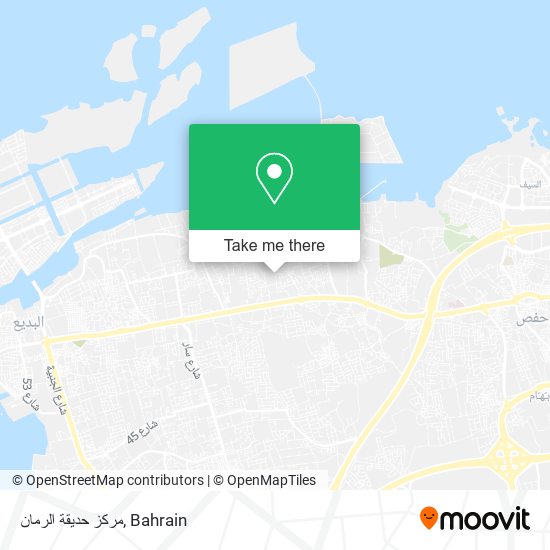 مركز حديقة الرمان map