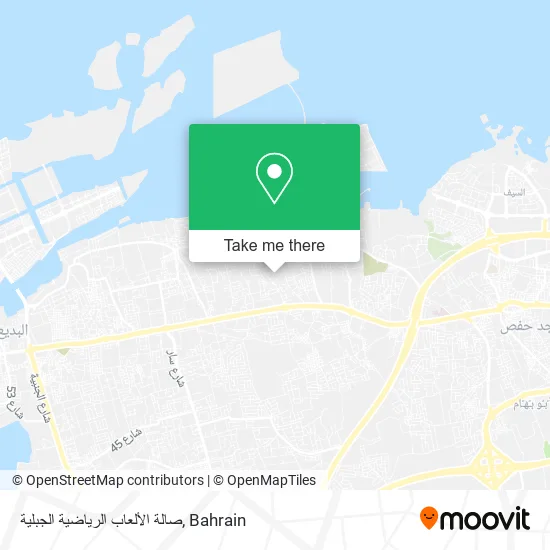 صالة الألعاب الرياضية الجبلية map