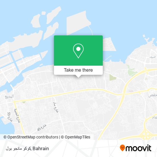 كوكو مانجو بول map