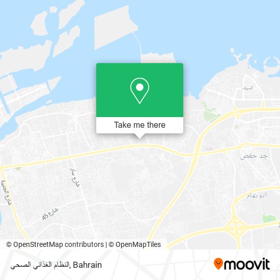 النظام الغذائي الصحي map