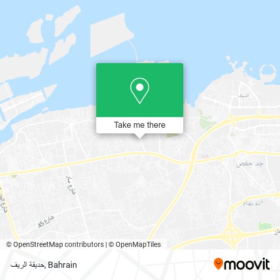 حديقة الريف map