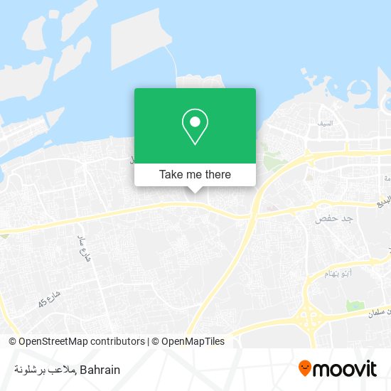 ملاعب برشلونة map