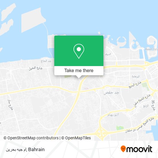 ام جيه بحرين map