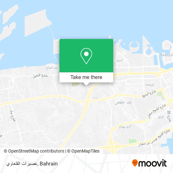 عصيرات القلعاوي map