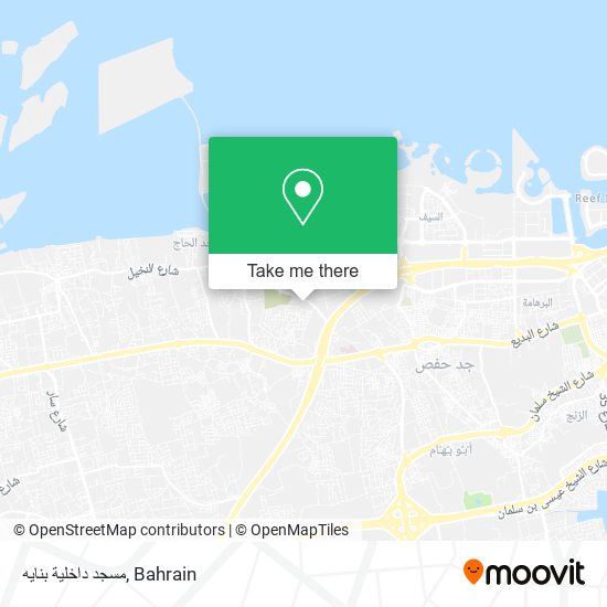 مسجد داخلية بنايه map