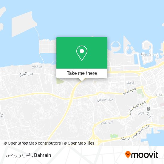 بالميرا ريزيدنس map