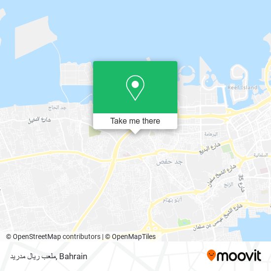 ملعب ريال مدريد map