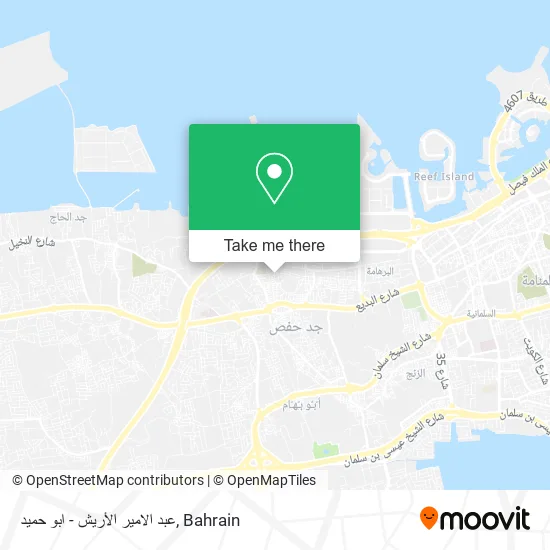عبد الامير الأريش - ابو حميد map