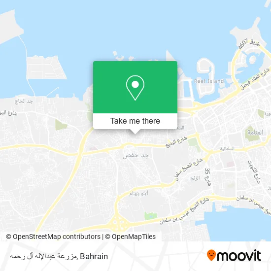 مزرعة عبدالإله آل رحمه map