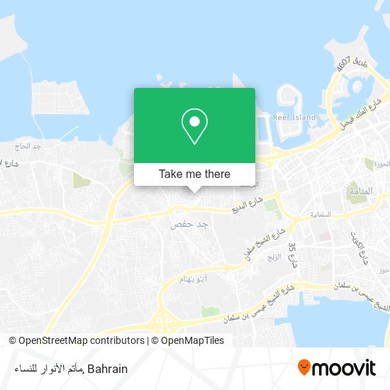 مأتم الأنوار للنساء map