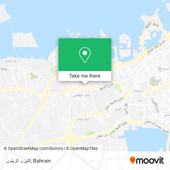 التين و الزيتون map
