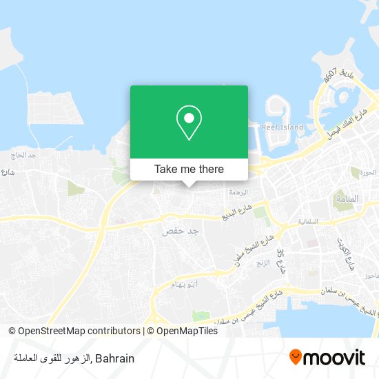 الزهور للقوى العاملة map