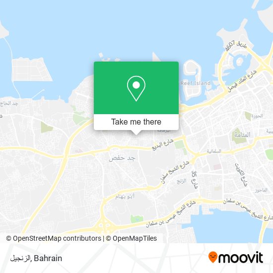 الزنجيل map