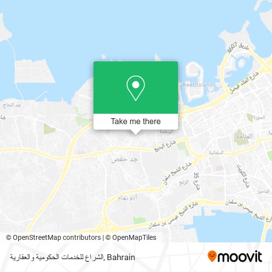 الشراع للخدمات الحكومية والعقارية map