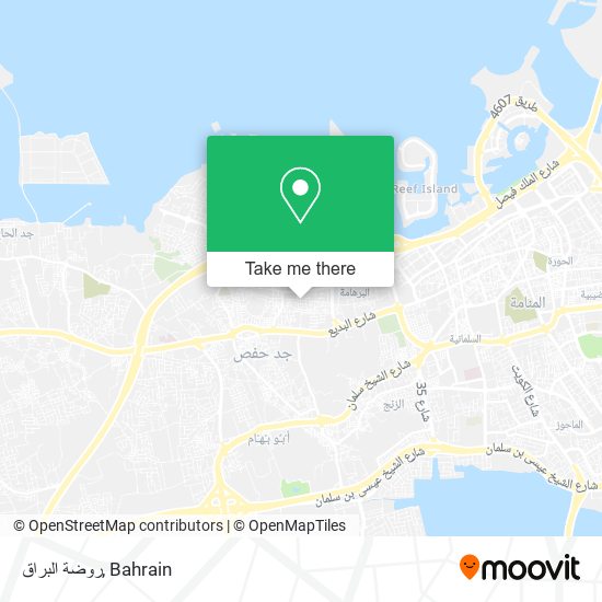 روضة البراق map