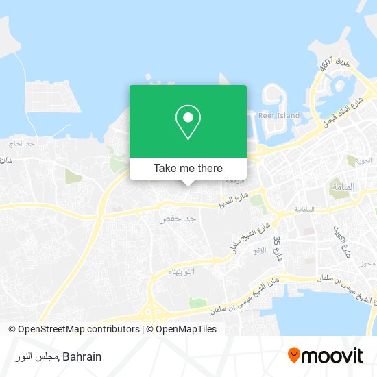 مجلس النور map