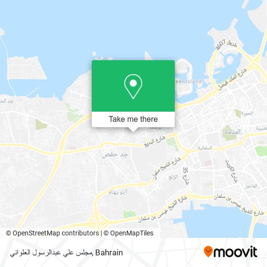 مجلس علي عبدالرسول العلواني map