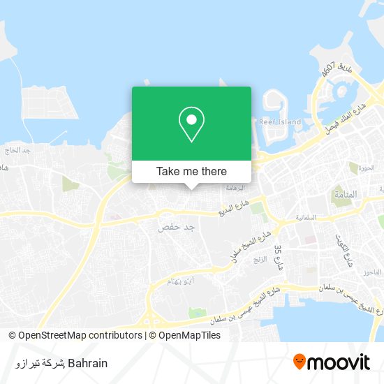 شركة تيرازو map