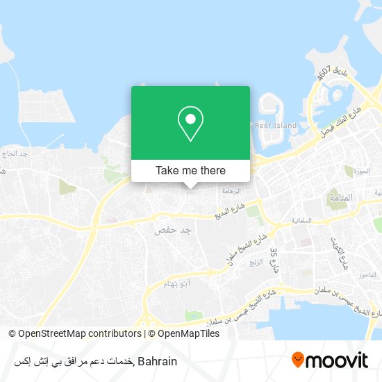 خدمات دعم مرافق بي إتش إكس map