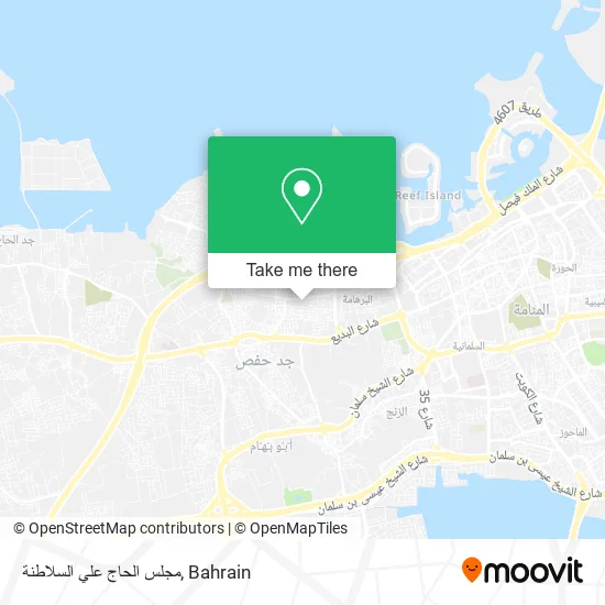 مجلس الحاج علي السلاطنة map