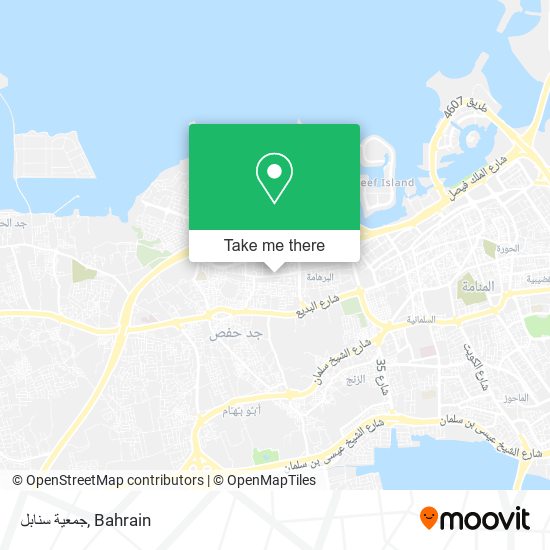 جمعية سنابل map