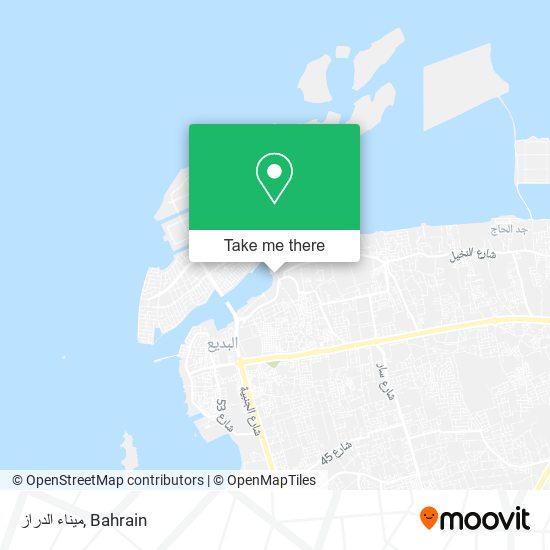 ميناء الدراز map