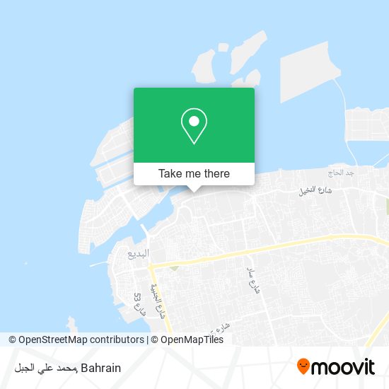 محمد علي الجبل map