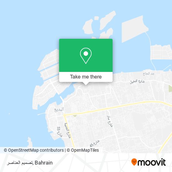 تصميم العناصر map