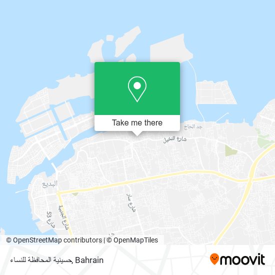 حسينية المحافظة للنساء map