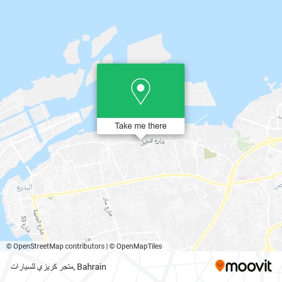 متجر كريزي للسيارات map